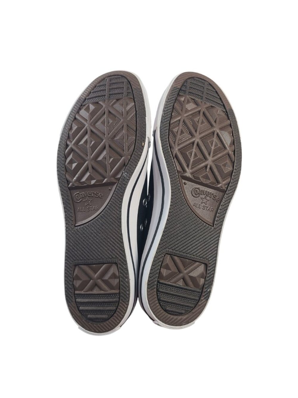 Converse All Star Chuck Taylor High-Top Sneakers Sz 5M / 7W Black & White Canvas - Picture 5 of 6